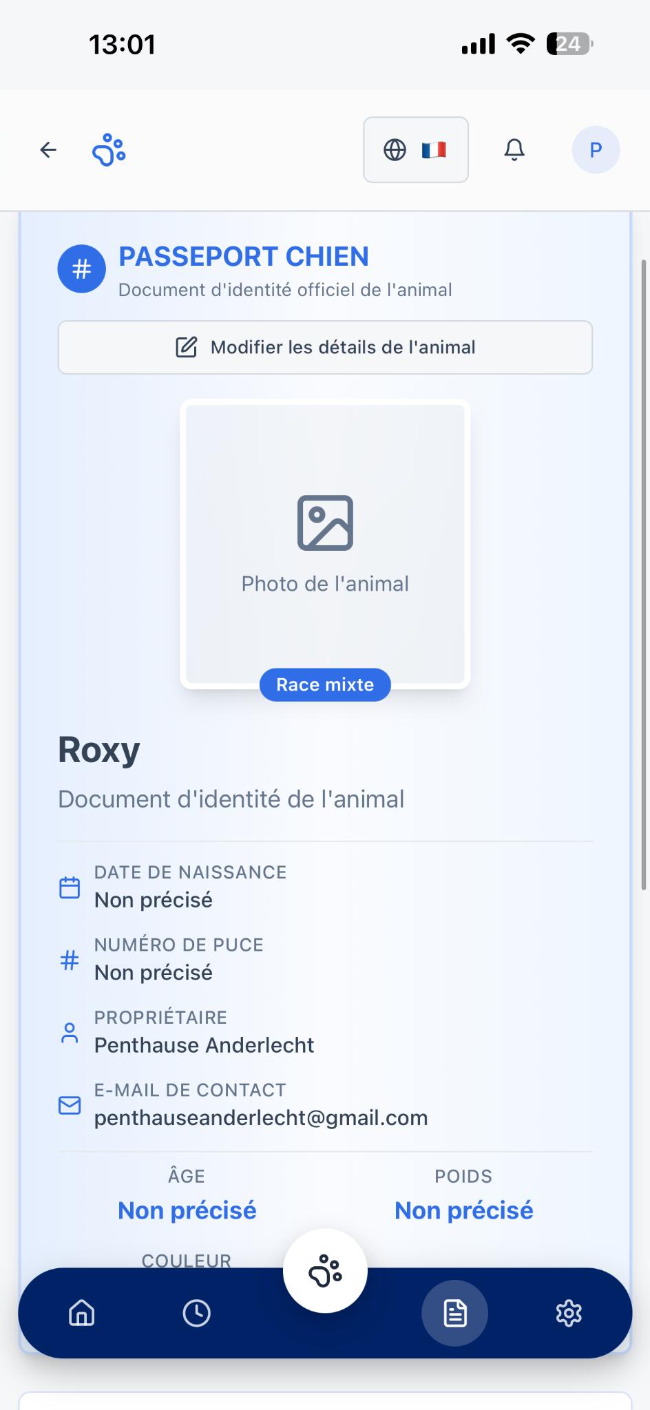 A digital passport and document vault